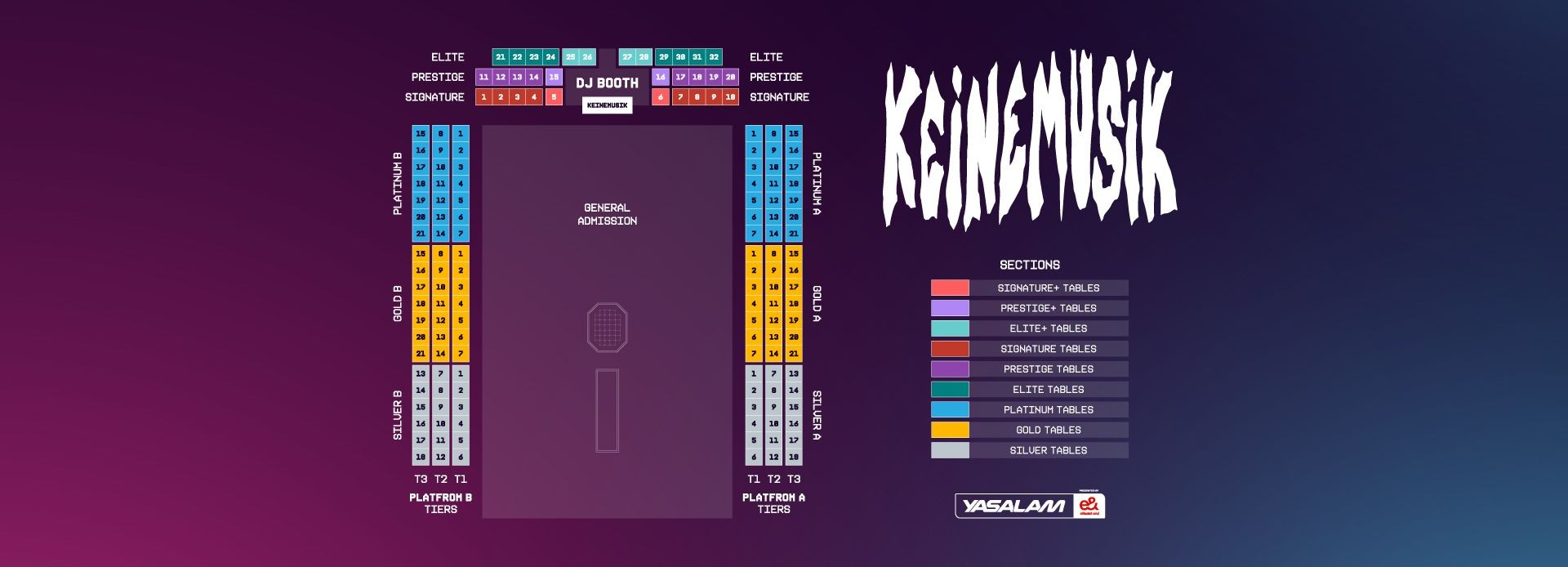 keinemusik abu dhabi table price booking plan 