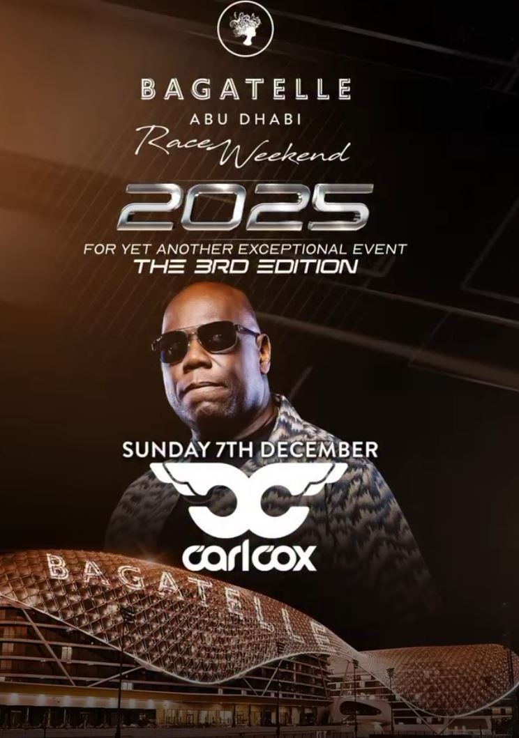carl cox abu dhabi bagatelle