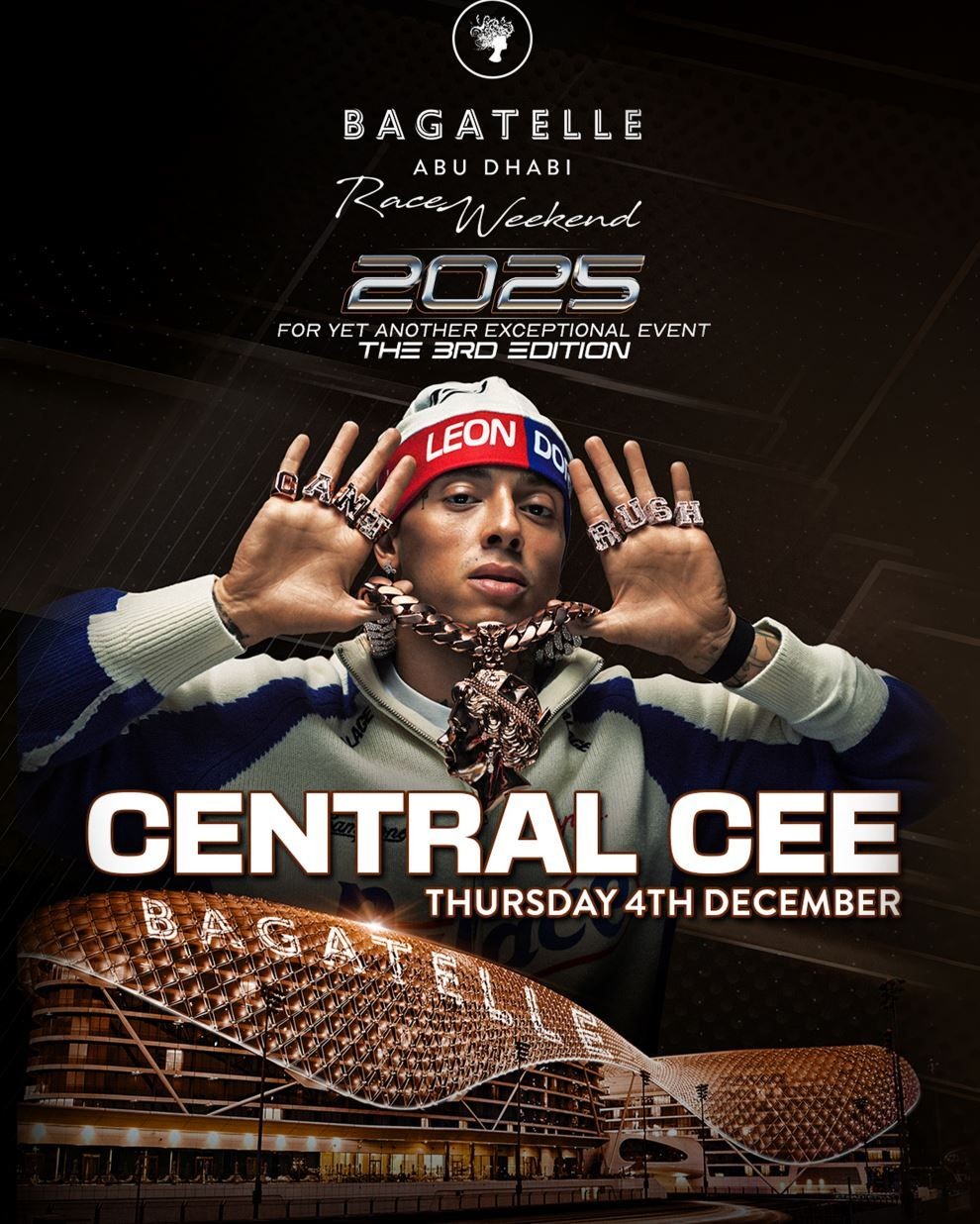 central cee abu dhabi bagatelle showcase price 